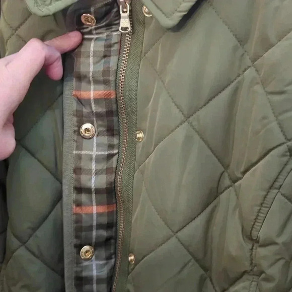 Isaac mizrahi women's green puffer jacket - Picture 6 of 11